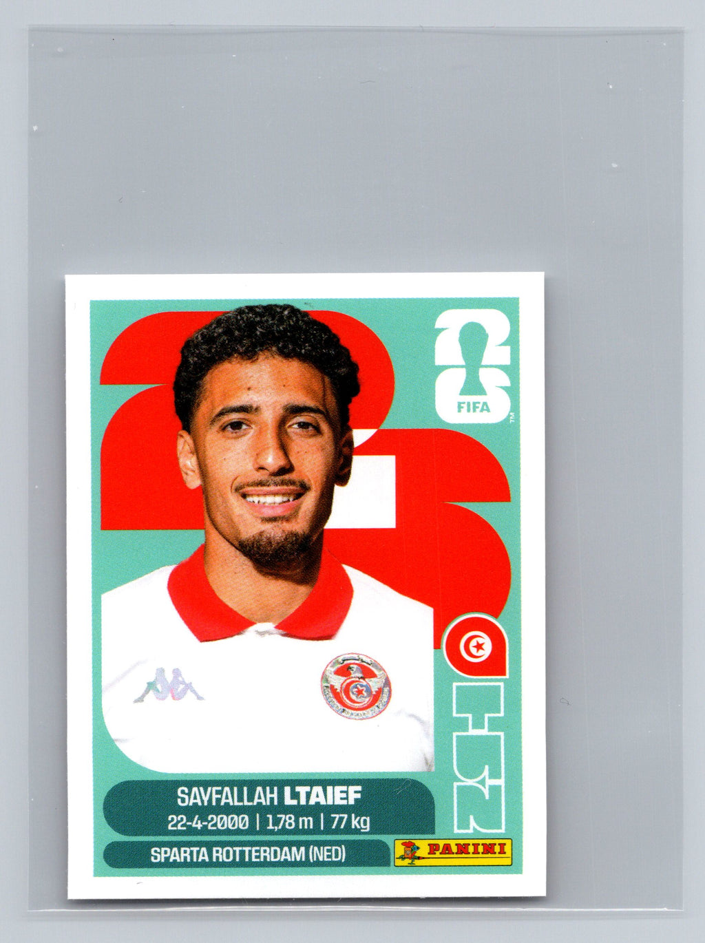 2026 Panini FIFA World Cup Stickers #TUN19 Sayfallah Ltaief TUN Tunisia