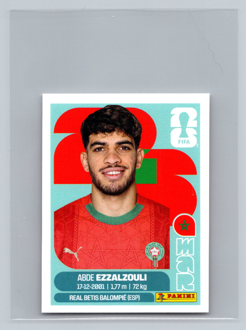 2026 Panini FIFA World Cup Stickers #MAR17 Abde Ezzalzouli MAR Morocco