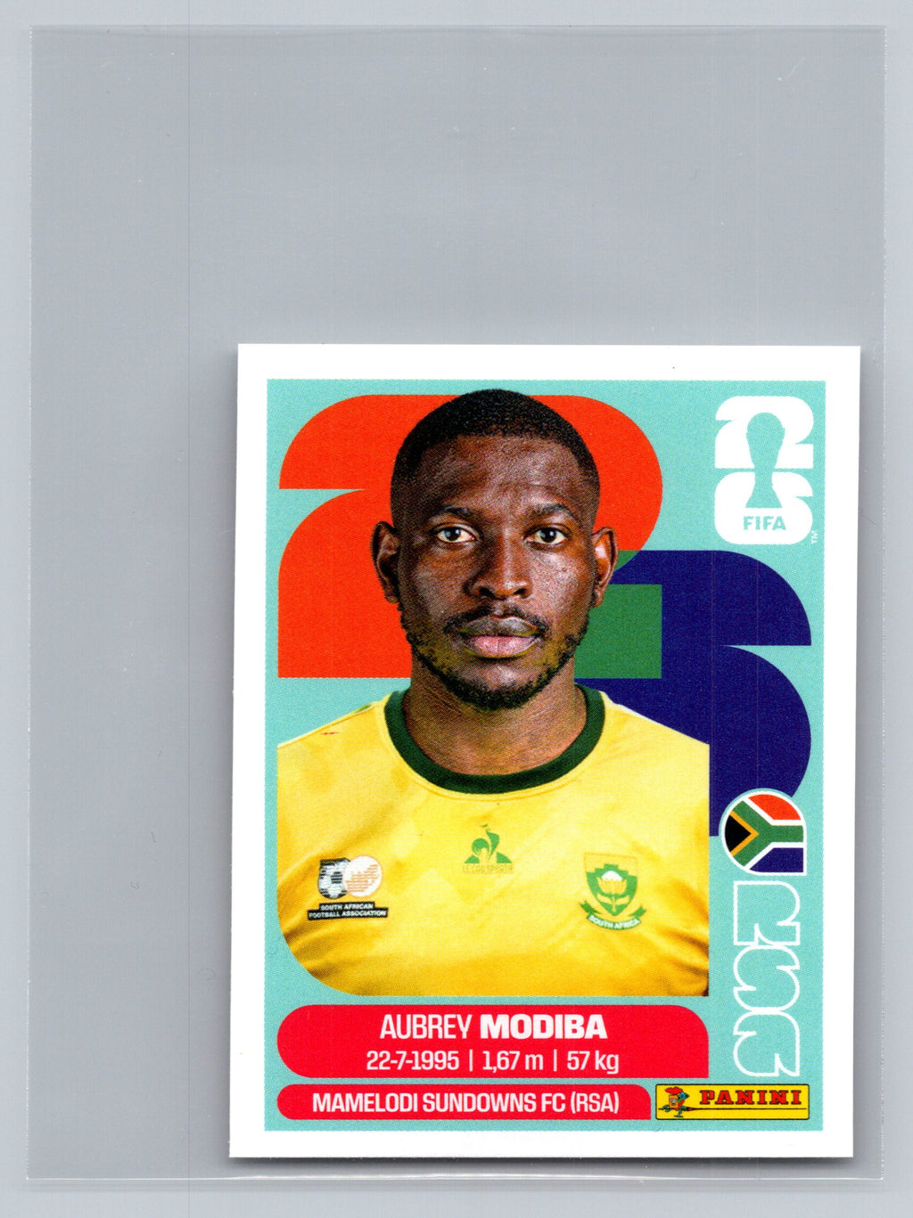 2026 Panini FIFA World Cup Stickers #RSA4 Aubrey Modiba RSA South Africa