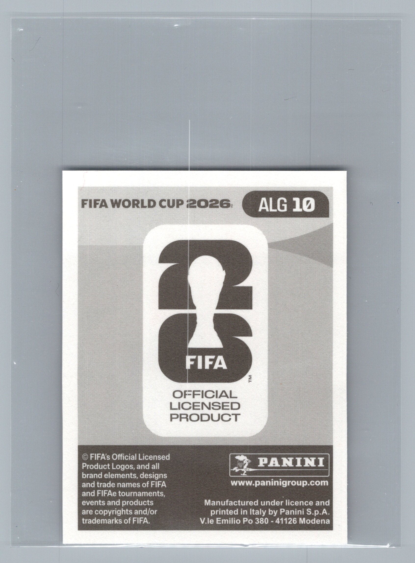 2026 Panini FIFA World Cup Stickers #ALG10 Hicham Boudaoui