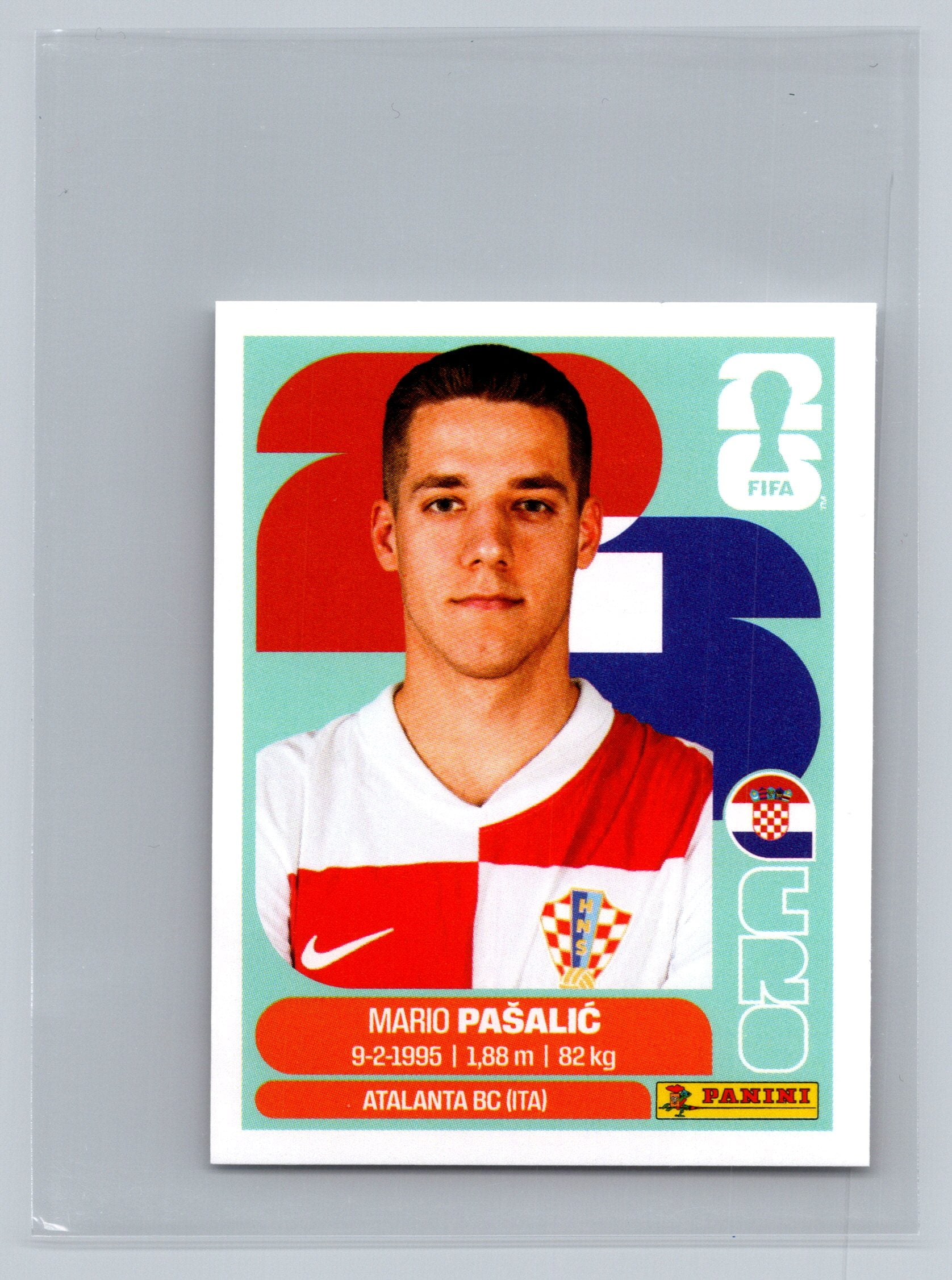 2026 Panini FIFA World Cup Stickers #CRO14 Mario Pasalic