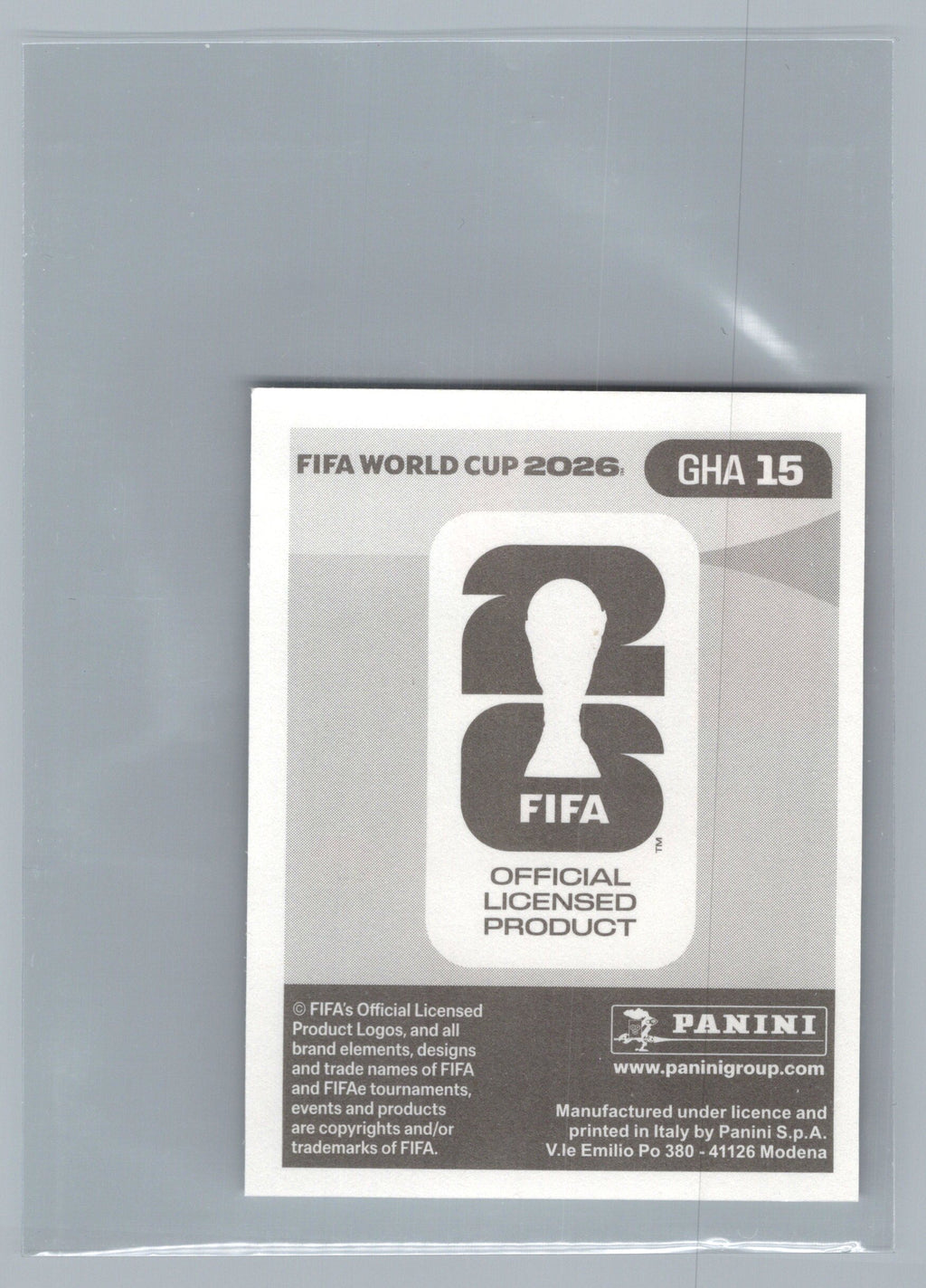 2026 Panini FIFA World Cup Stickers (#GHA15 Inaki Williams GHA Ghana