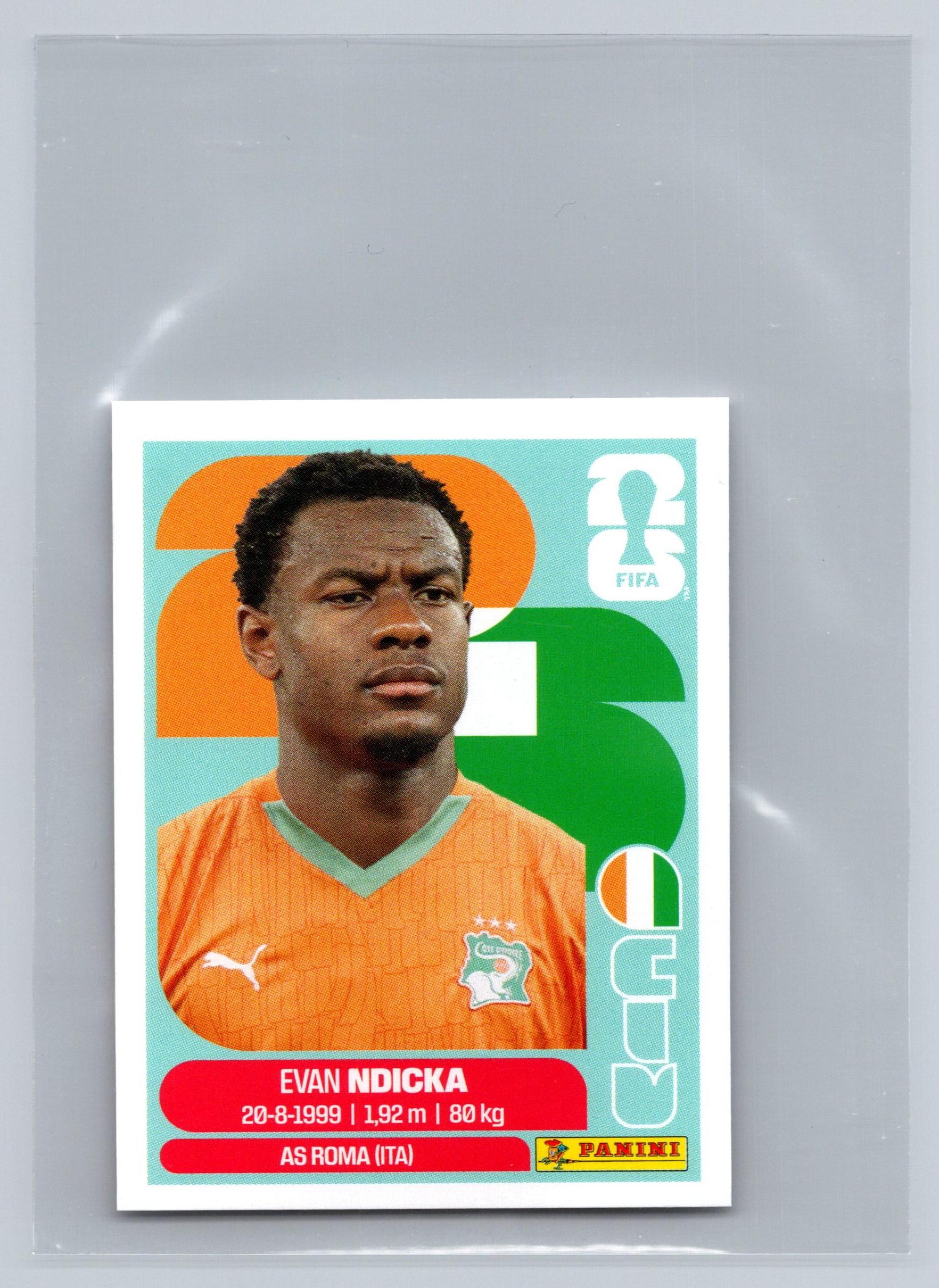 2026 Panini FIFA World Cup Stickers #CIV6 Evan Ndicka