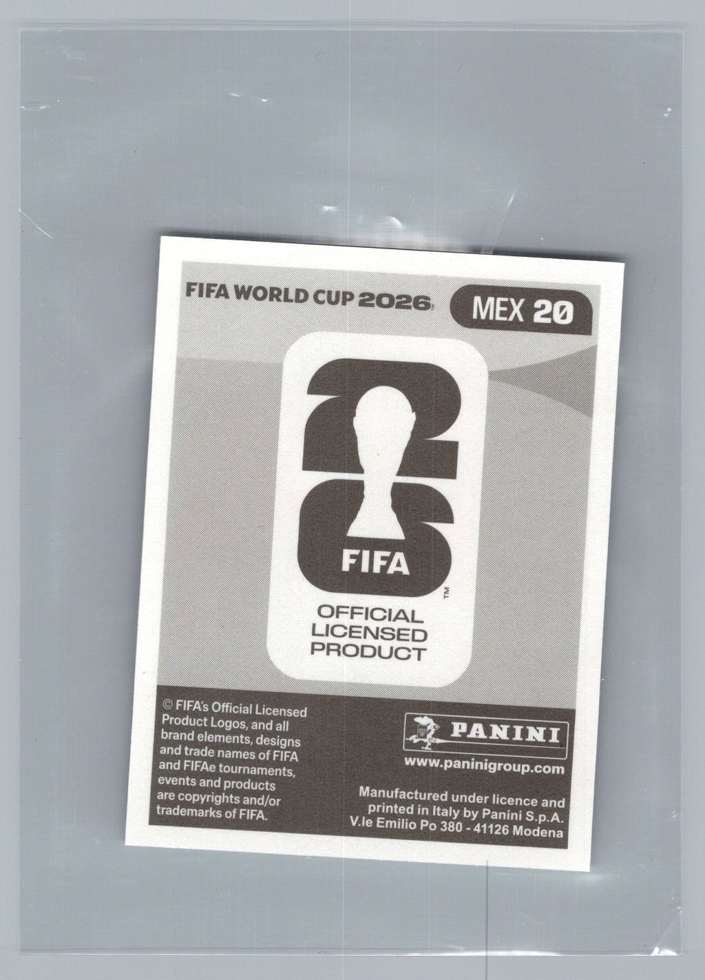 2026 Panini FIFA World Cup Stickers #MEX20 Cesar Huerta MEX Mexico