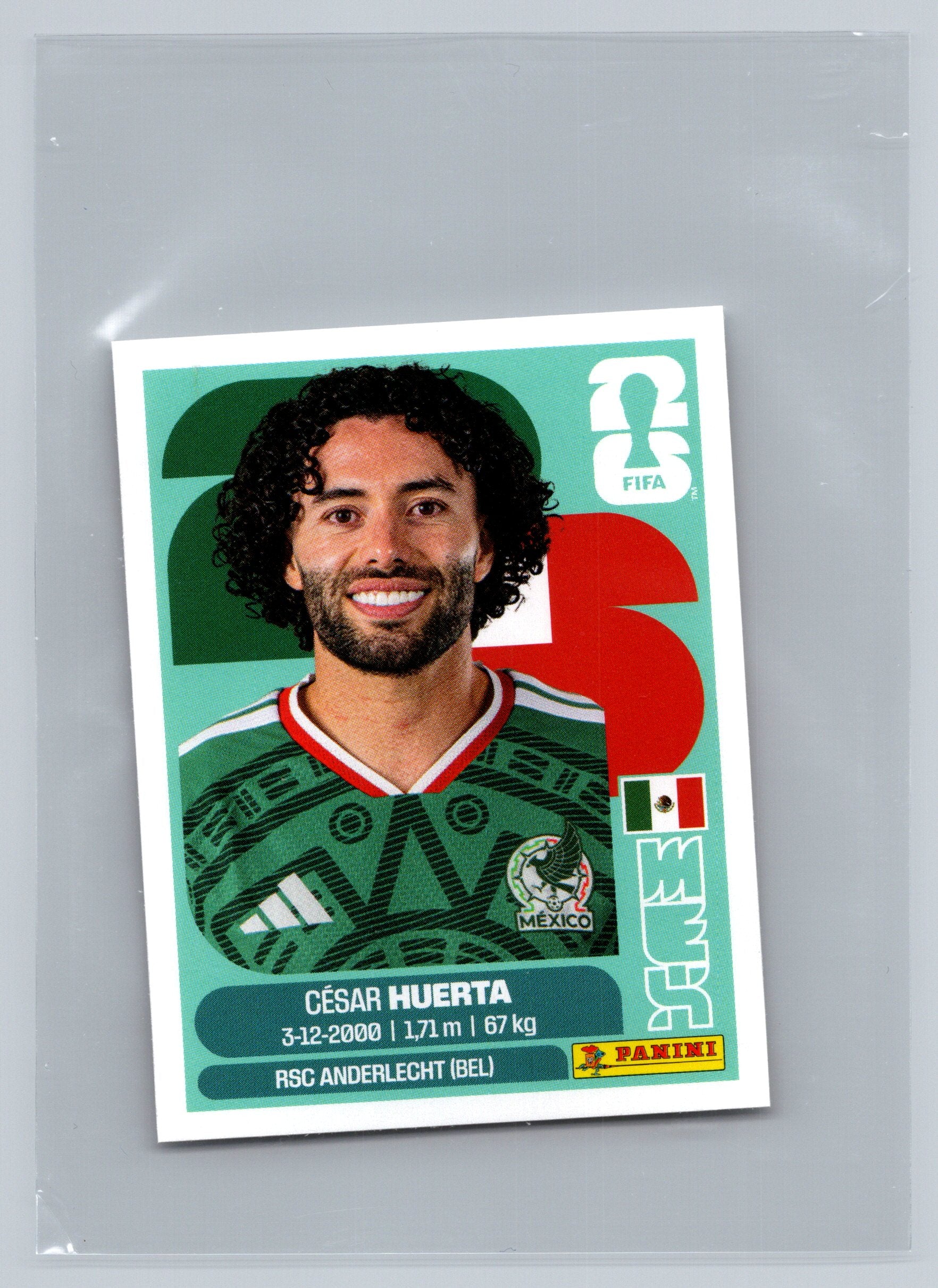 2026 Panini FIFA World Cup Stickers #MEX20 Cesar Huerta MEX Mexico