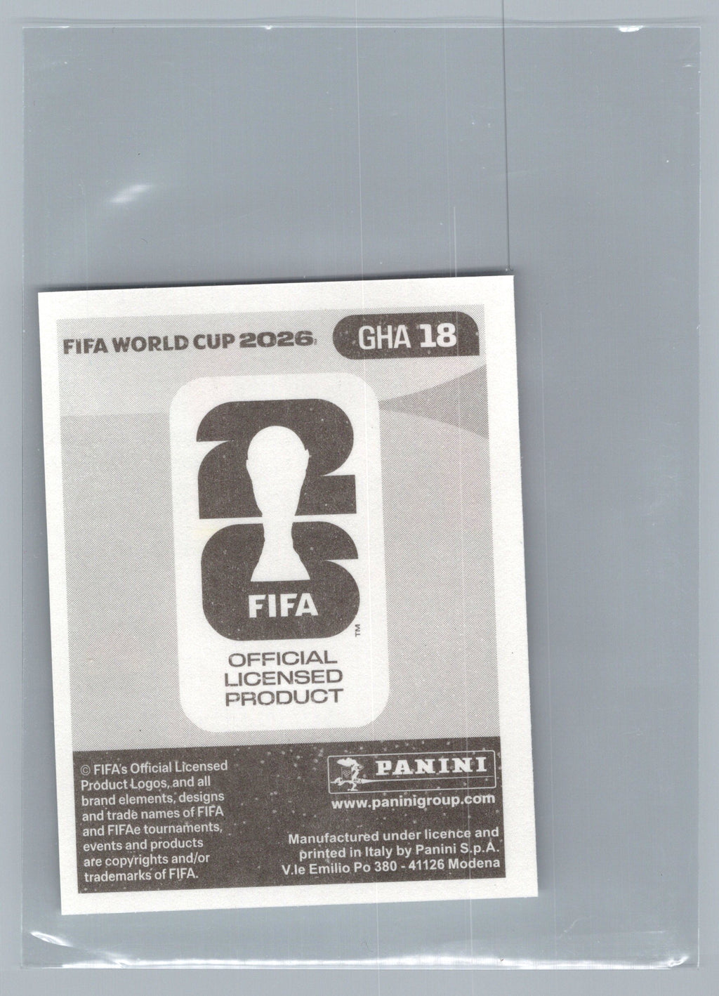 2026 Panini FIFA World Cup Stickers #GHA18 Joseph Paintsil GHA Ghana