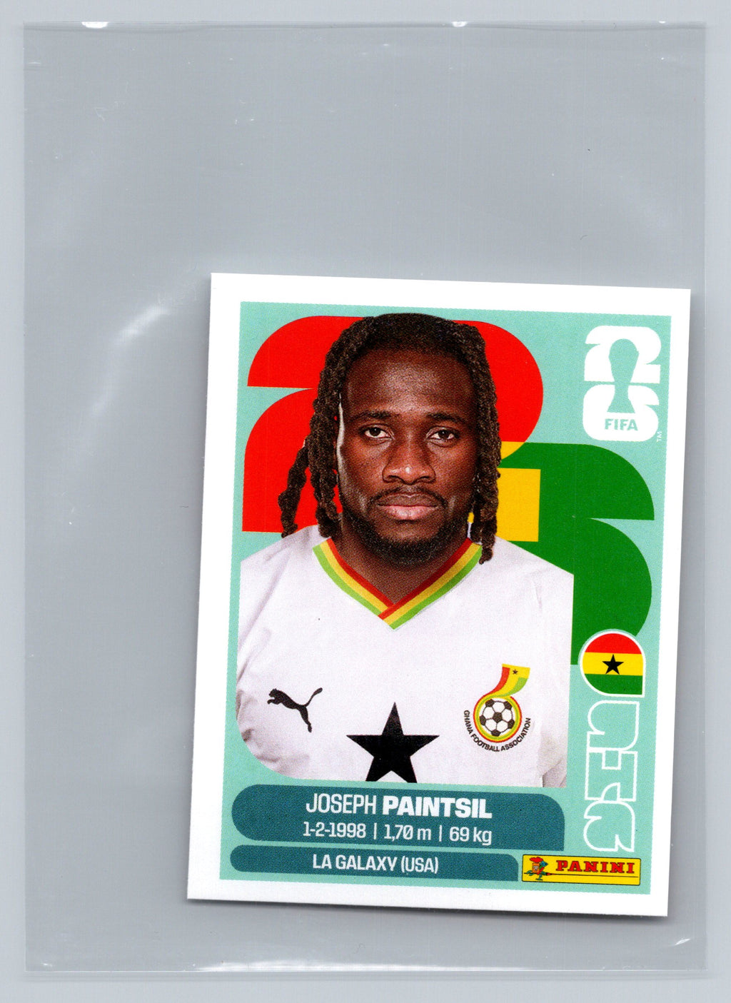 2026 Panini FIFA World Cup Stickers #GHA18 Joseph Paintsil GHA Ghana