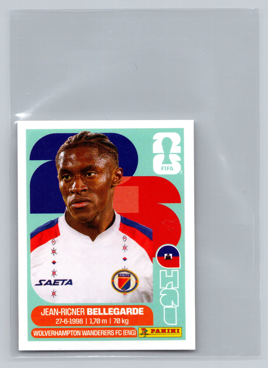 2026 Panini FIFA World Cup Stickers #HAI12 Jean-Ricner Bellegarde HAI Haiti