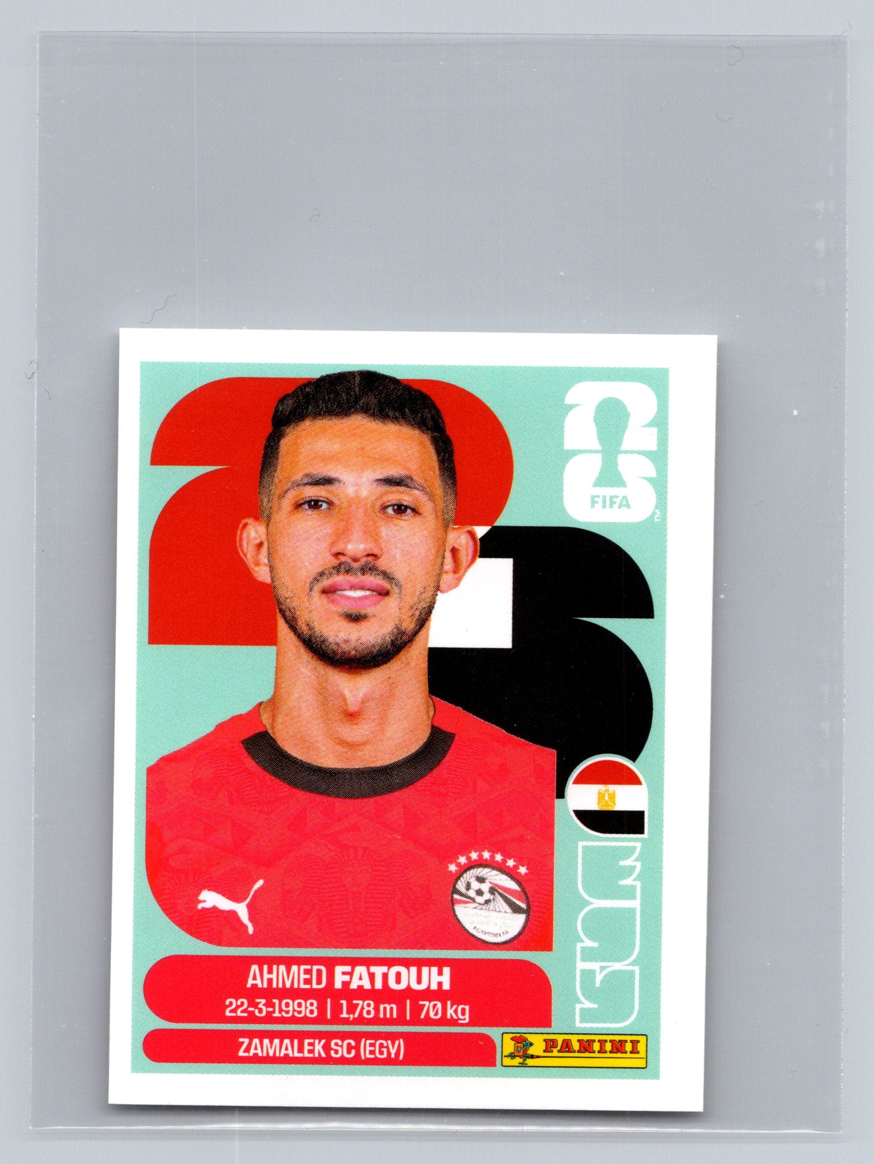 2026 Panini FIFA World Cup Stickers #EGY9 Ahmed Fatouh