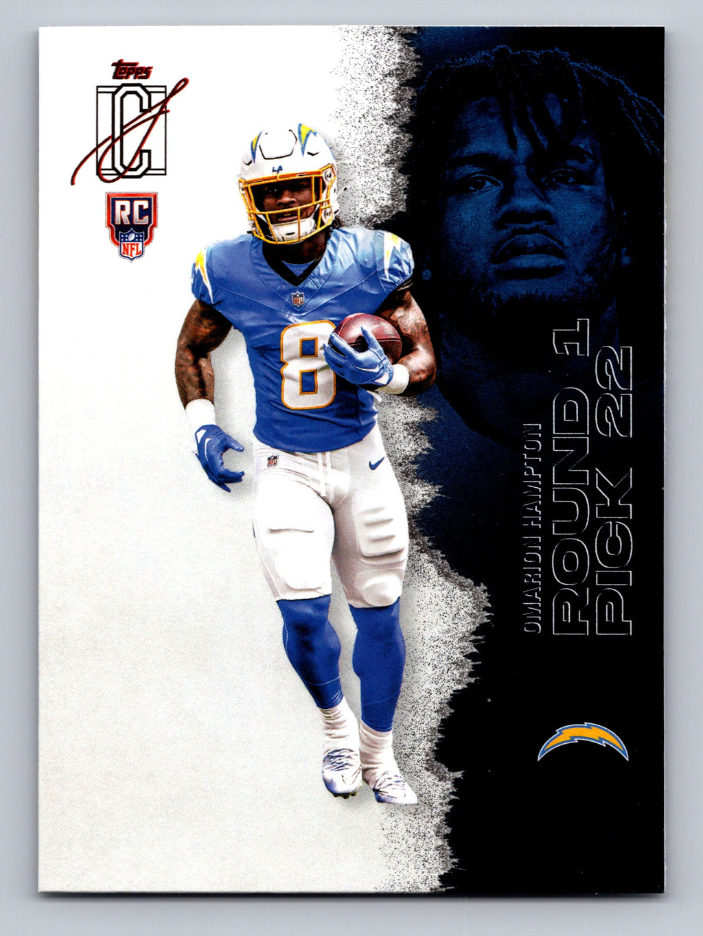 2025 Topps Signature Class #109 Omarion Hampton
