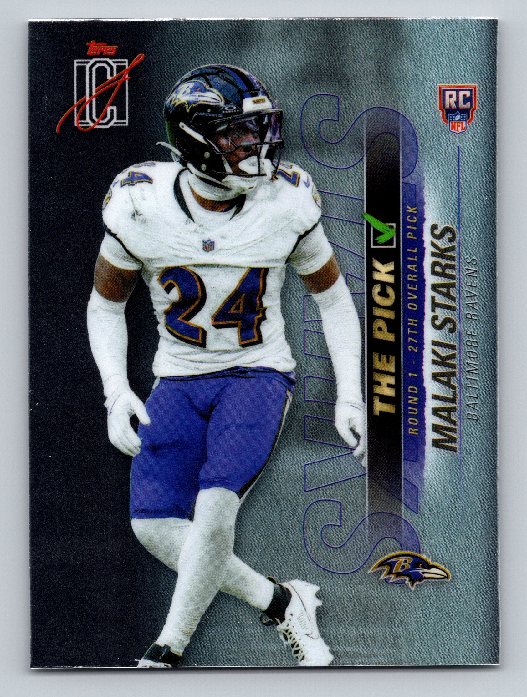 2025 Topps Signature Class #TP-3 Malaki Starks The Pick