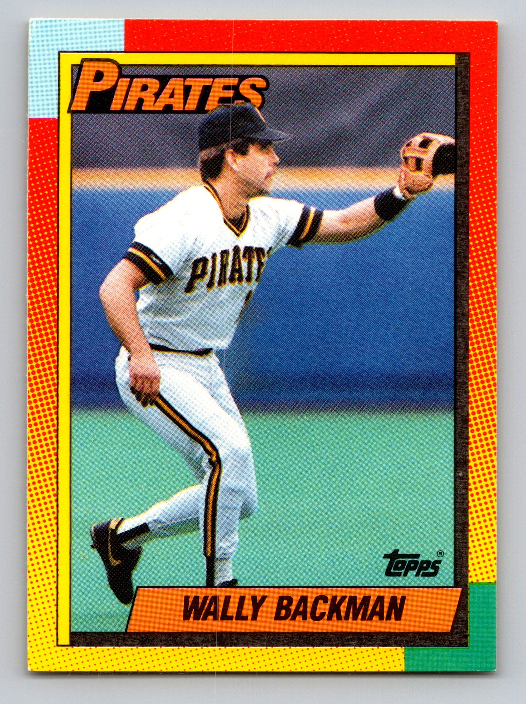 1990 Topps Traded #5T Wally Backman Gray Card Stock (Pack Version)