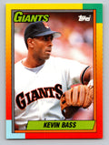 1990 Topps Traded #7T Kevin Bass Gray Card Stock (Pack Version)
