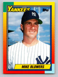 1990 Topps Traded #9T Mike Blowers Gray Card Stock (Pack Version)