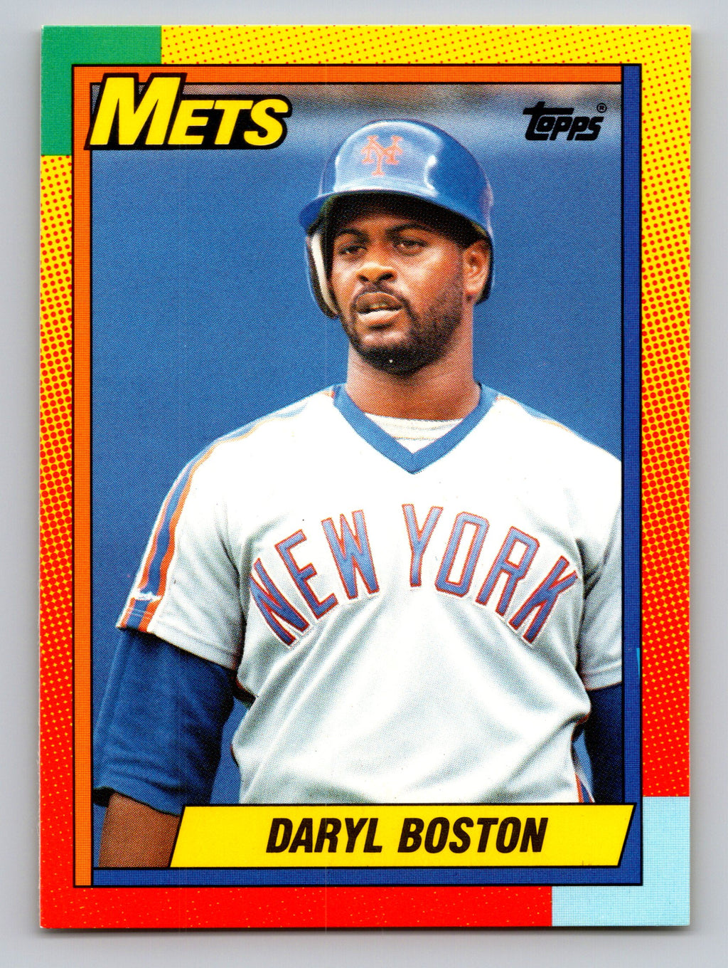 1990 Topps Traded #11T Daryl Boston Gray Card Stock (Pack Version)