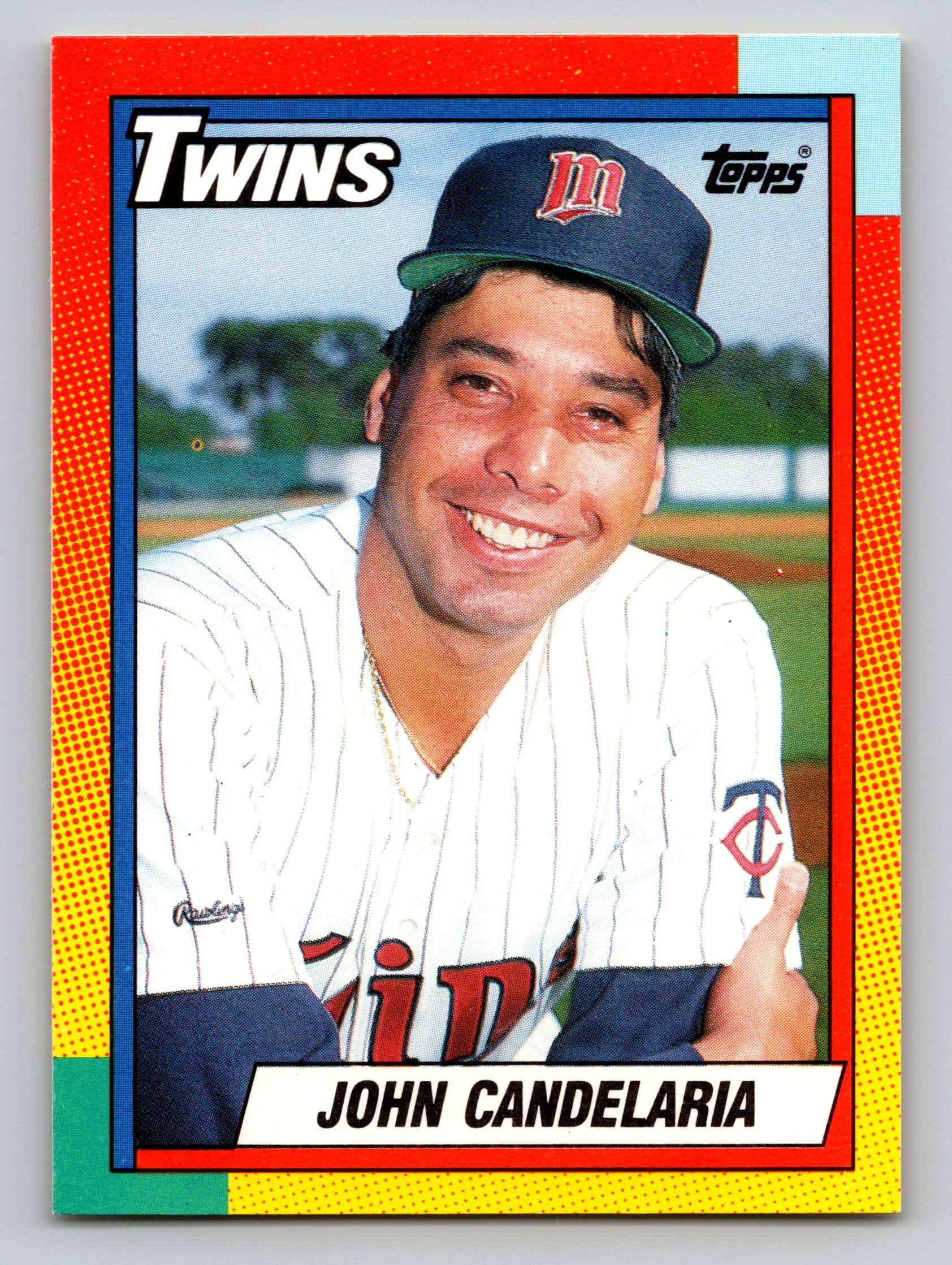 1990 Topps Traded #18T John Candelaria Gray Card Stock (Pack Version)