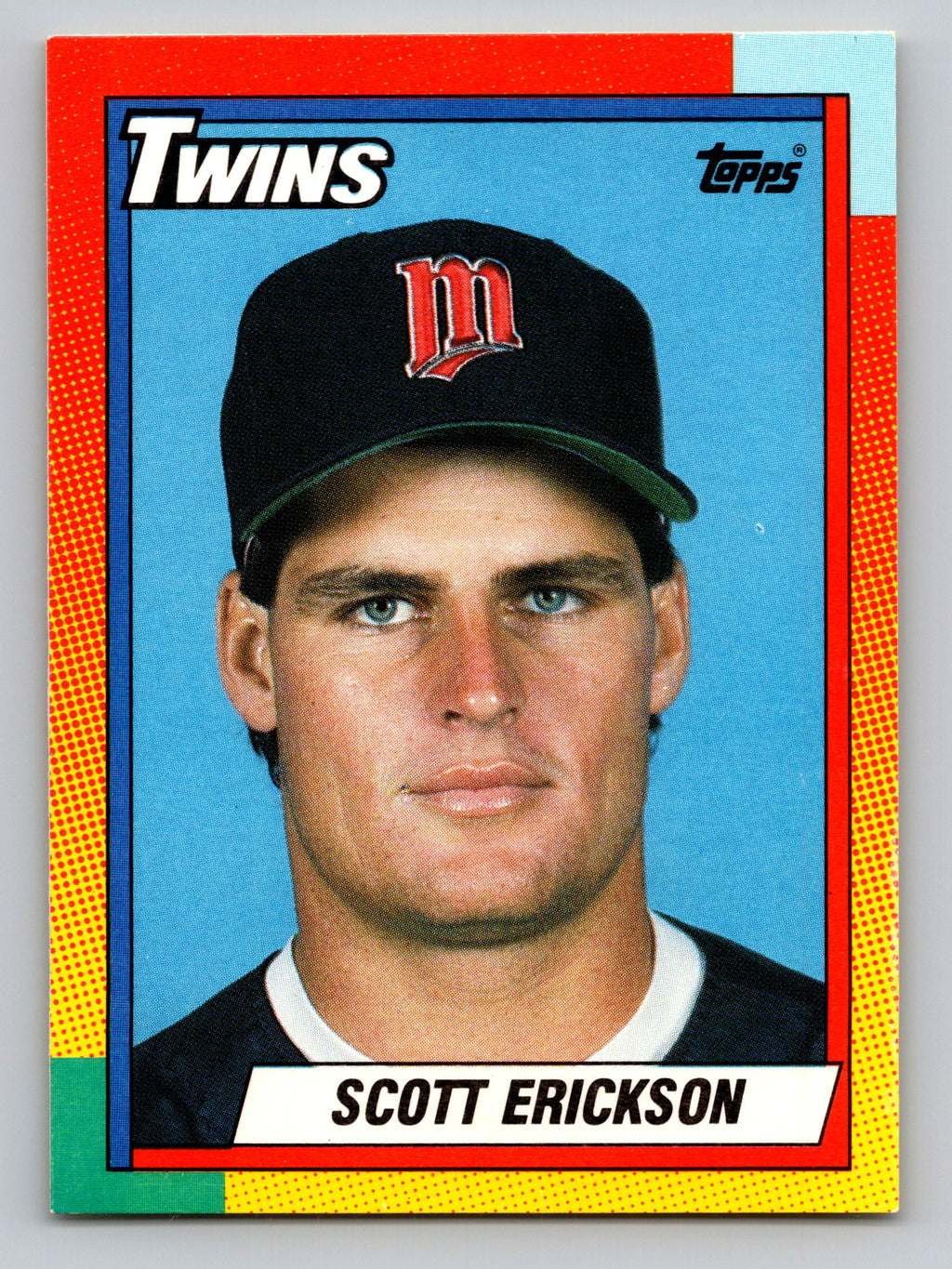 1990 Topps Traded #29T Scott Erickson Gray Card Stock (Pack Version)