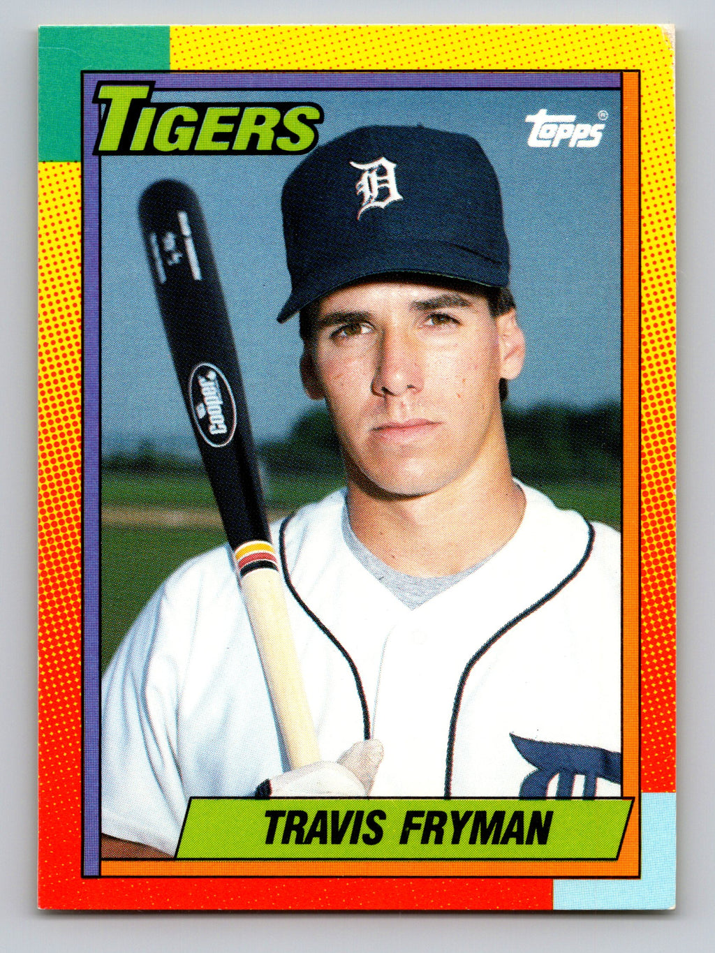 1990 Topps Traded #33T Travis Fryman Gray Card Stock (Pack Version)