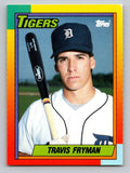 1990 Topps Traded #33T Travis Fryman Gray Card Stock (Pack Version)