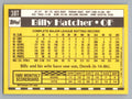 1990 Topps Traded #38T Billy Hatcher Gray Card Stock (Pack Version)