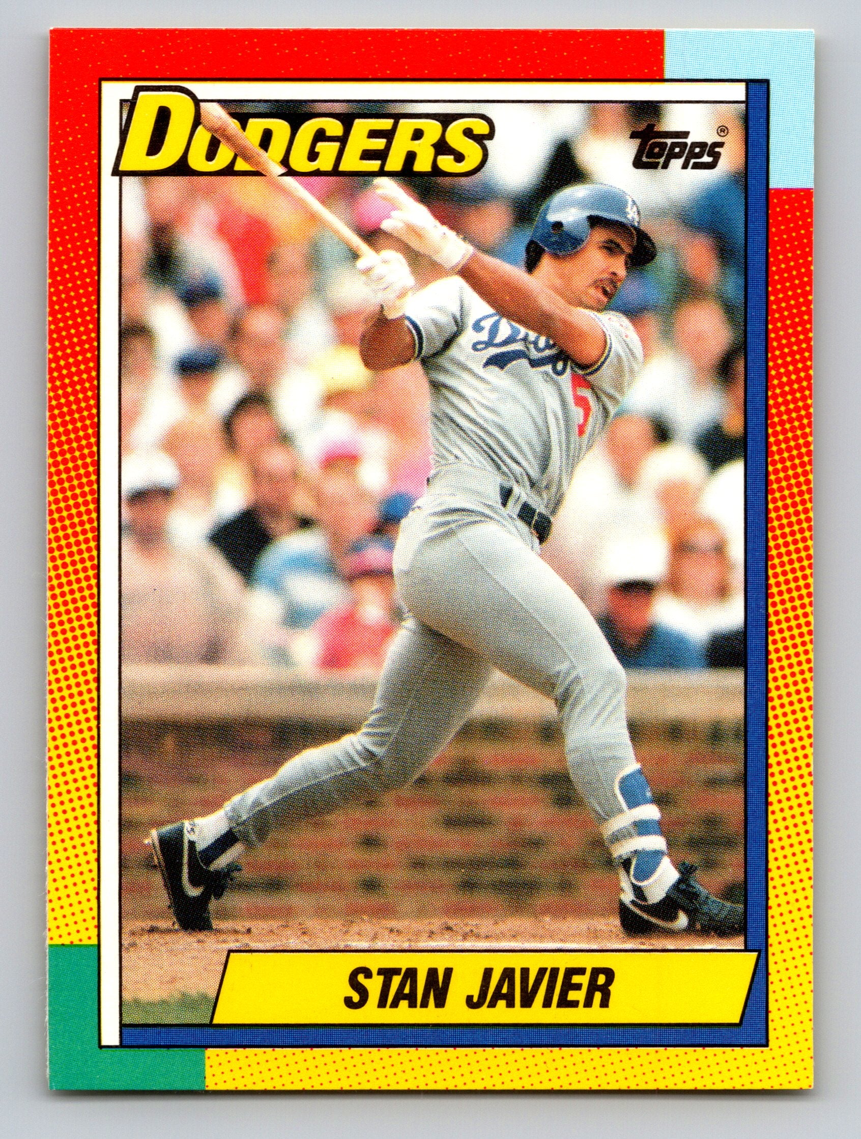 1990 Topps Traded #47T Stan Javier Gray Card Stock (Pack Version)