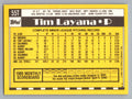 1990 Topps Traded #55T Tim Layana Gray Card Stock (Pack Version)
