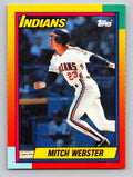 1990 Topps Traded #127T Mitch Webster Gray Card Stock (Pack Version)