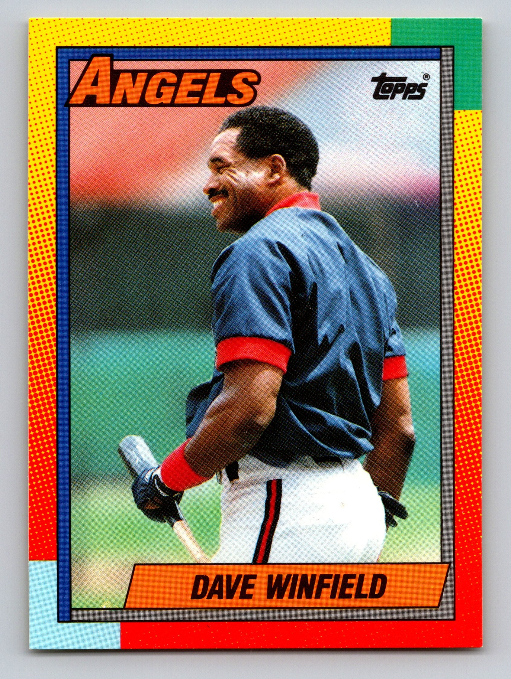 1990 Topps Traded #130T Dave Winfield Gray Card Stock (Pack Version)