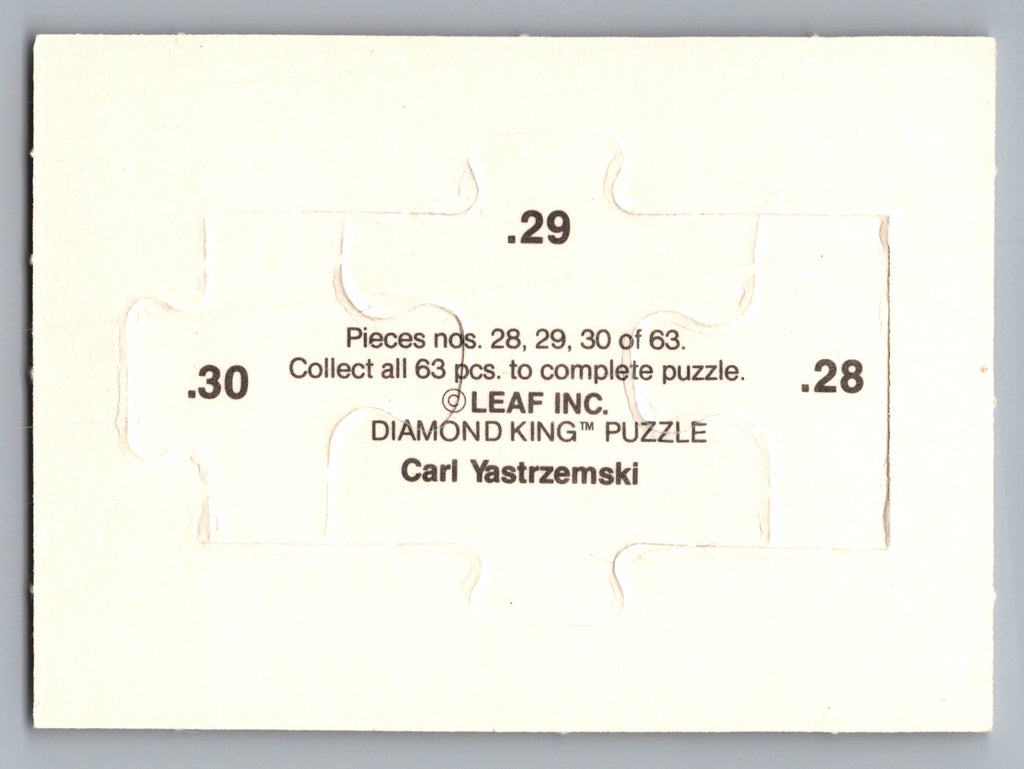 1984 Donruss Action All-Stars #28-30 Ted Williams Ted-Williams-Puzzle