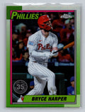 2025 Topps Chrome #90CB-12 Bryce Harper 1990 Topps Baseball 35th Anniversary
