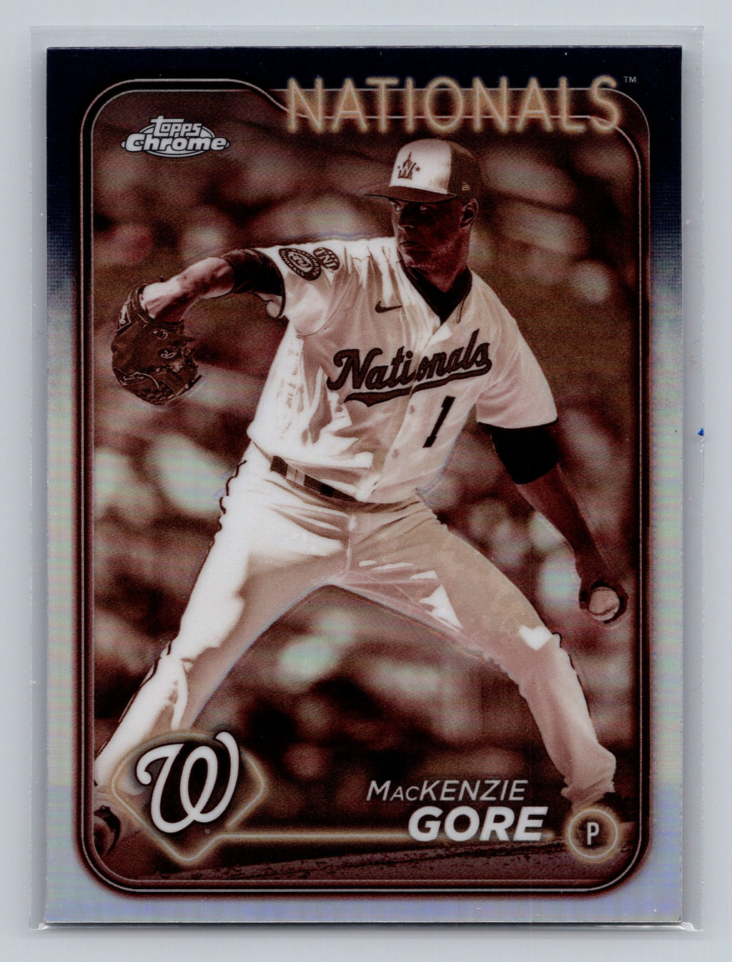 2024 Topps Chrome #94 MacKenzie Gore Sepia Refractors