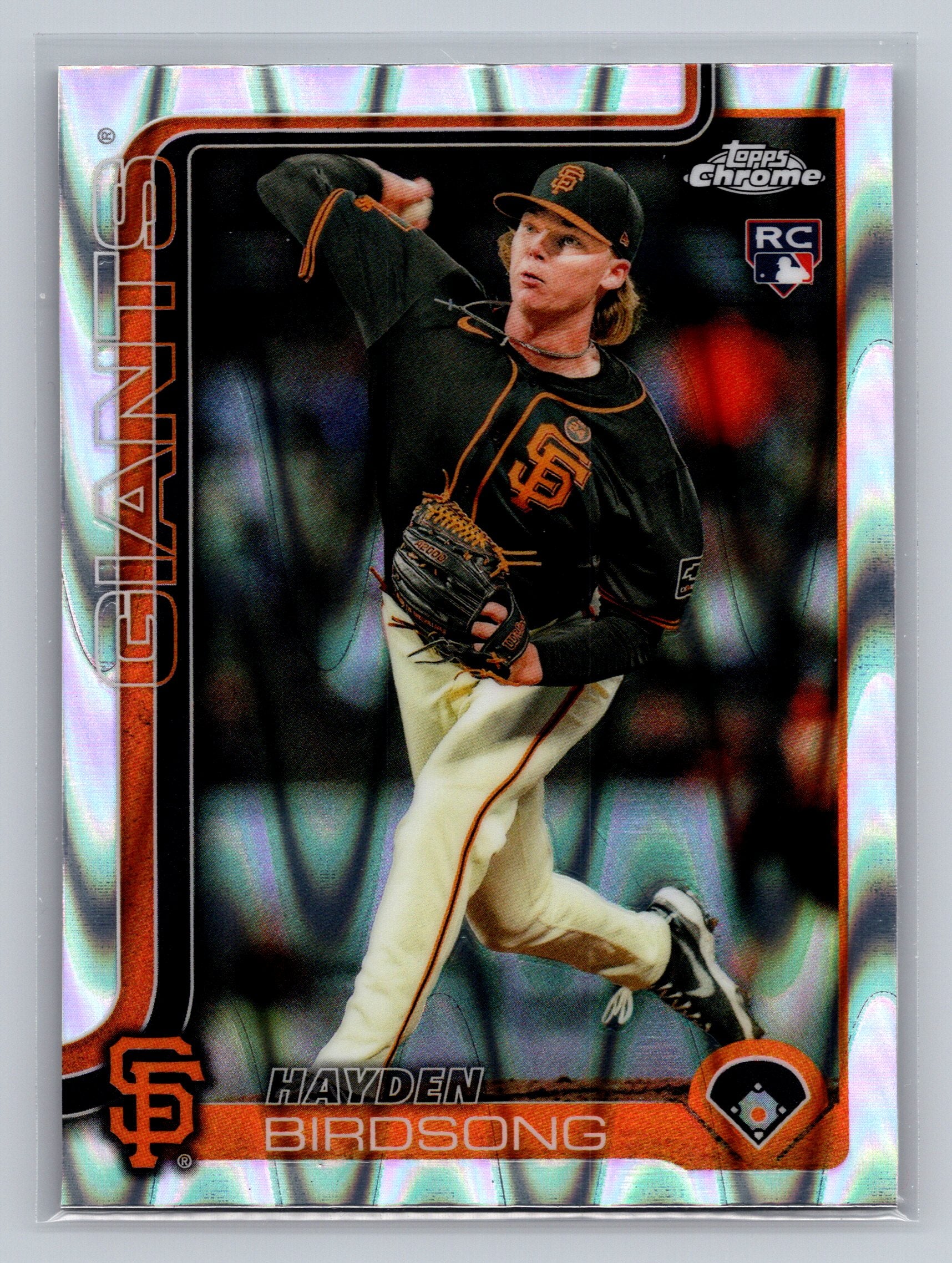 2025 Topps Chrome #138 Hayden Birdsong RayWave Refractors