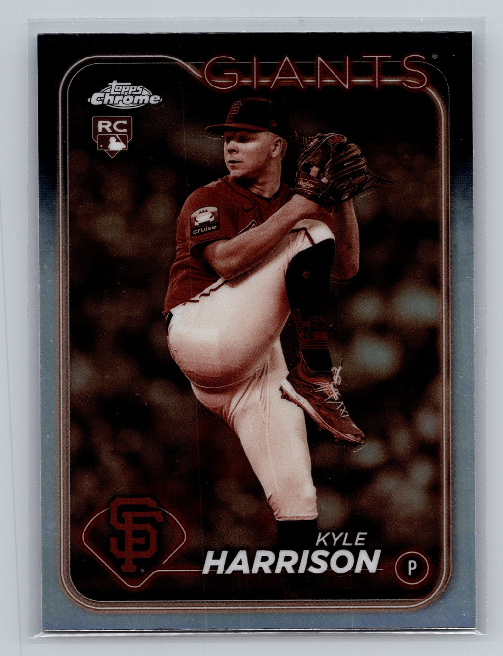 2024 Topps Chrome #191 Kyle Harrison Sepia Refractors