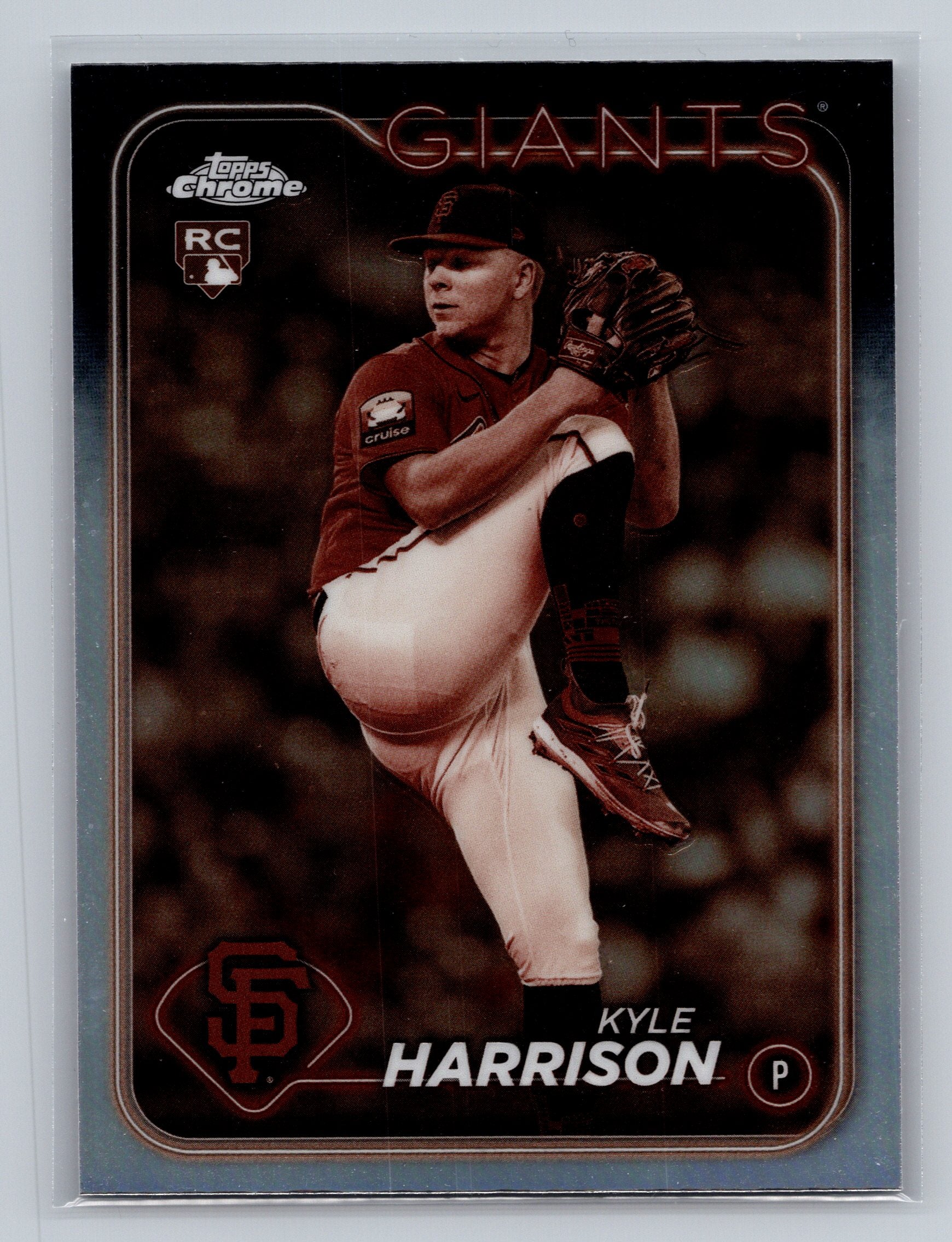 2024 Topps Chrome #191 Kyle Harrison Sepia Refractors