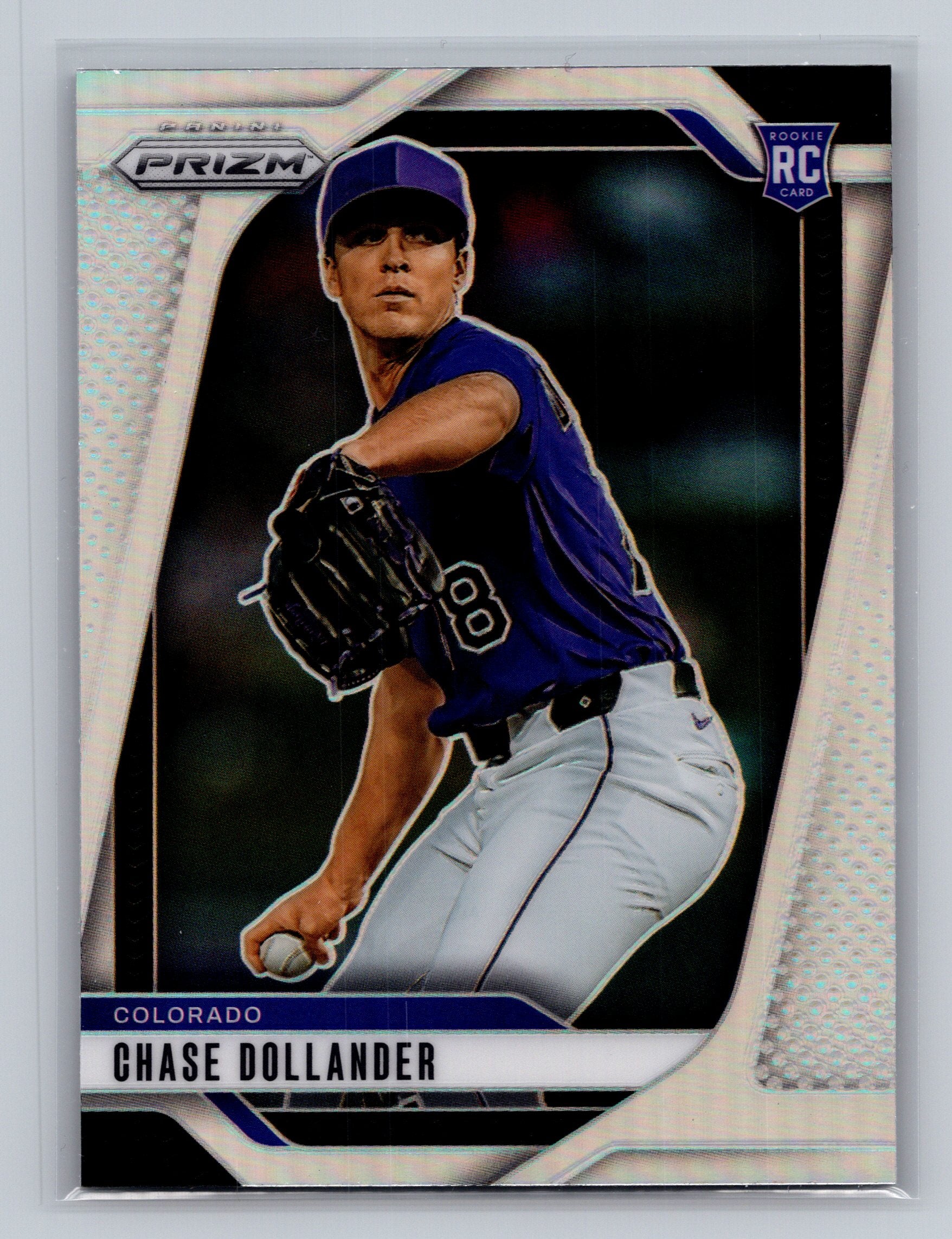 2025 Panini Prizm #217 Chase Dollander Silver Prizms