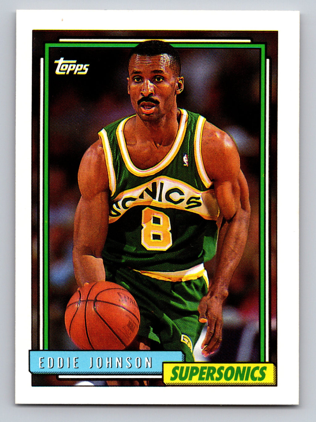 1992-93 Topps #384 Eddie Johnson