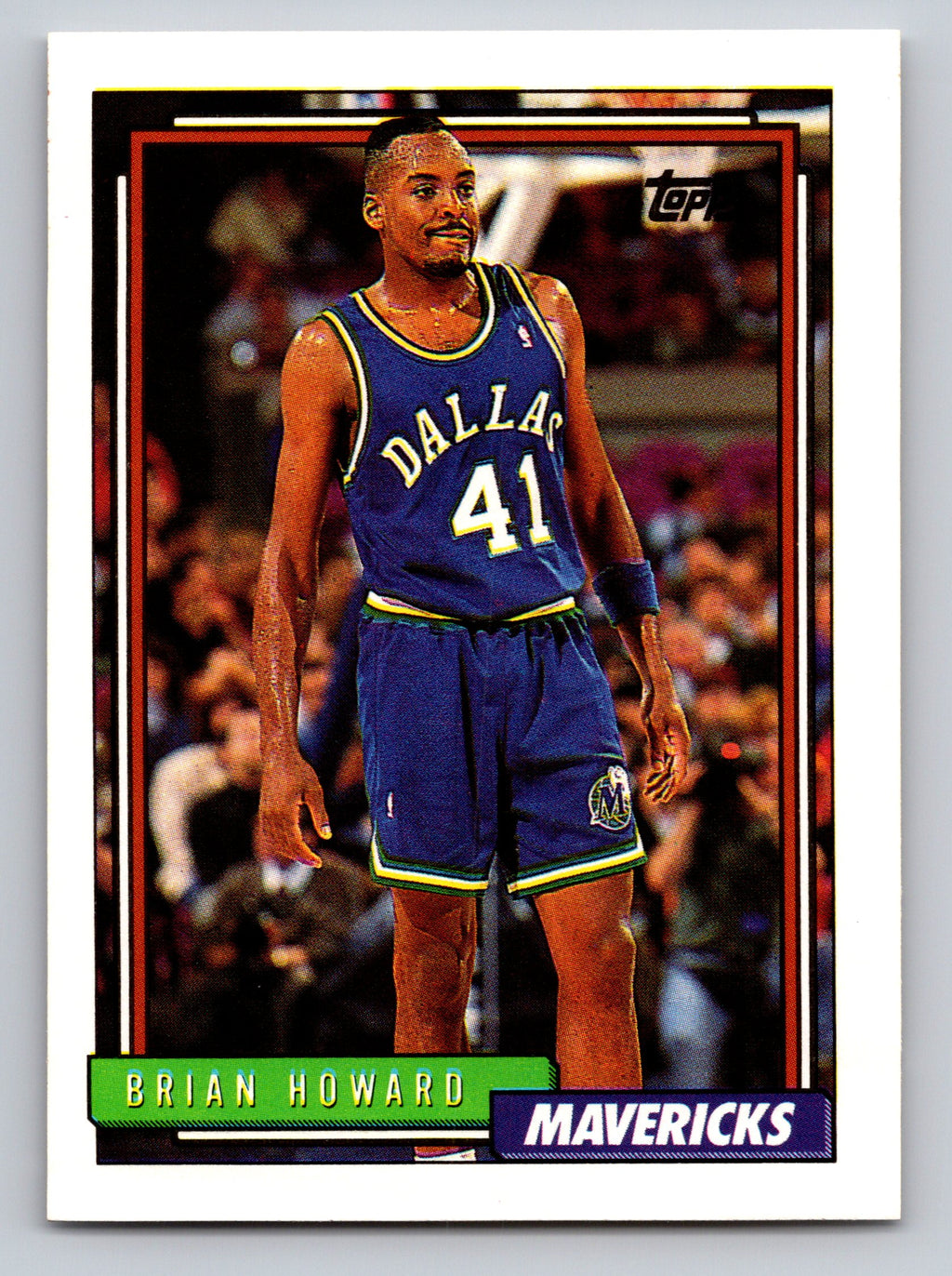 1992-93 Topps #385 Brian Howard