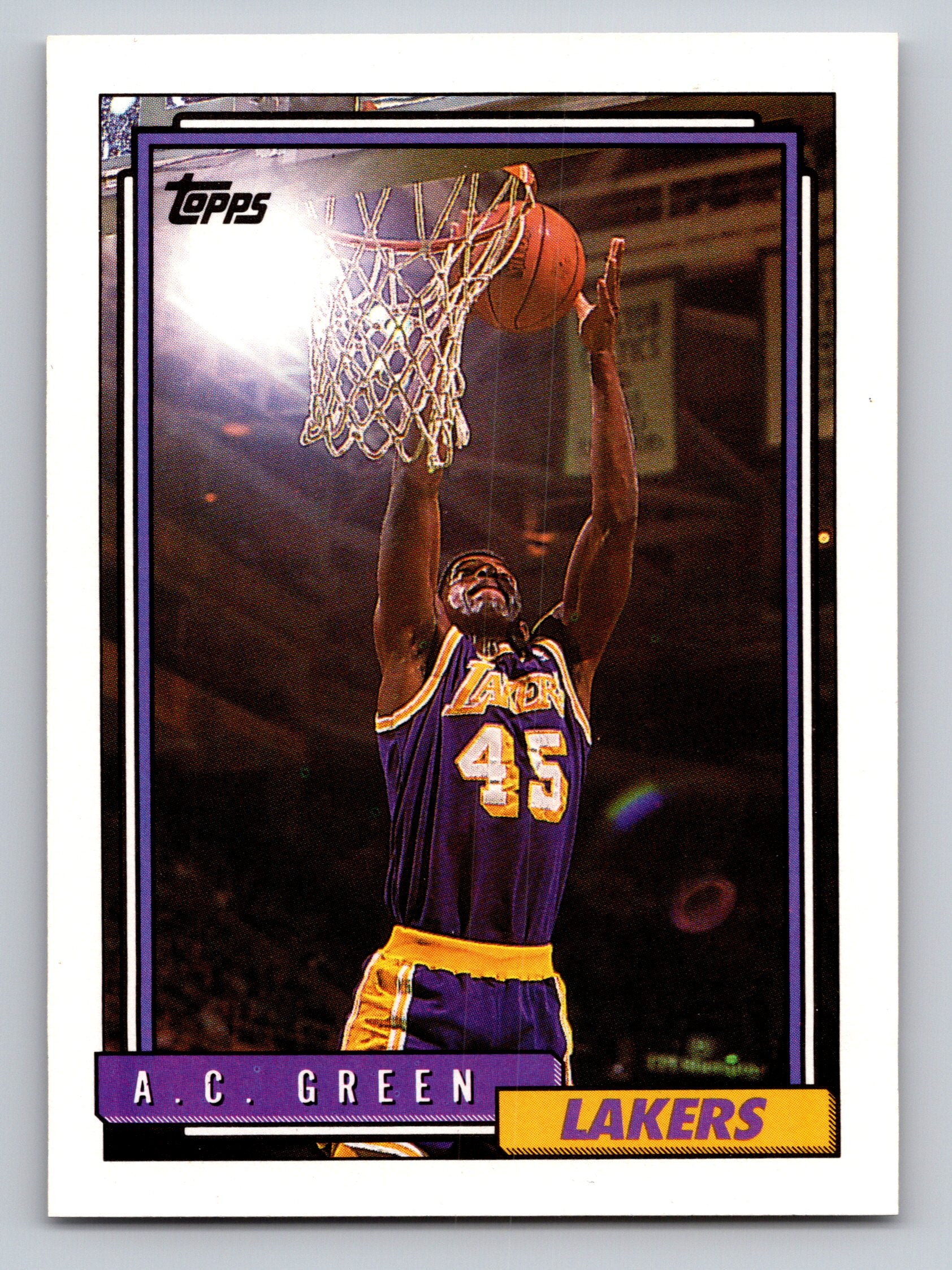 1992-93 Topps #159 A.C. Green