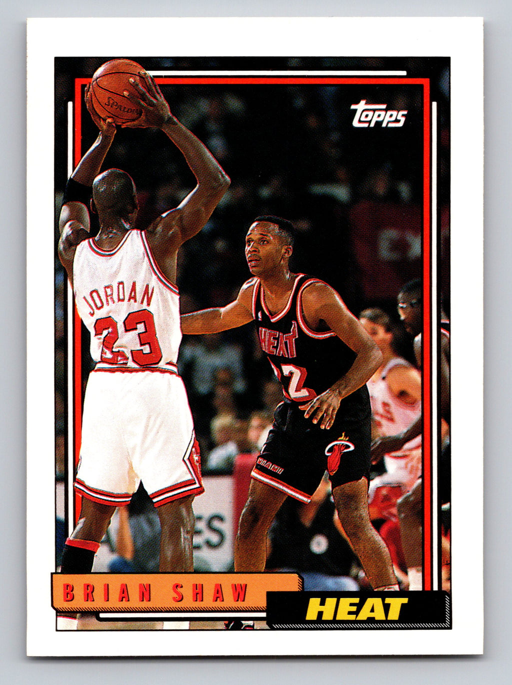 1992-93 Topps #185 Brian Shaw