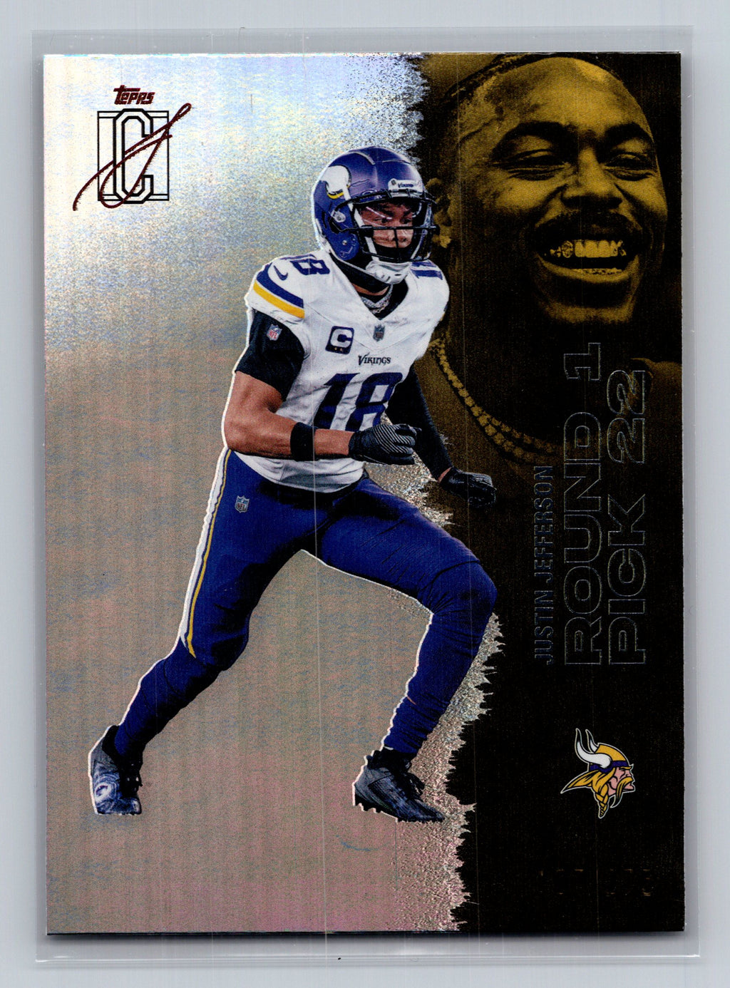 2025 Topps Signature Class #36 Justin Jefferson Silver #/275