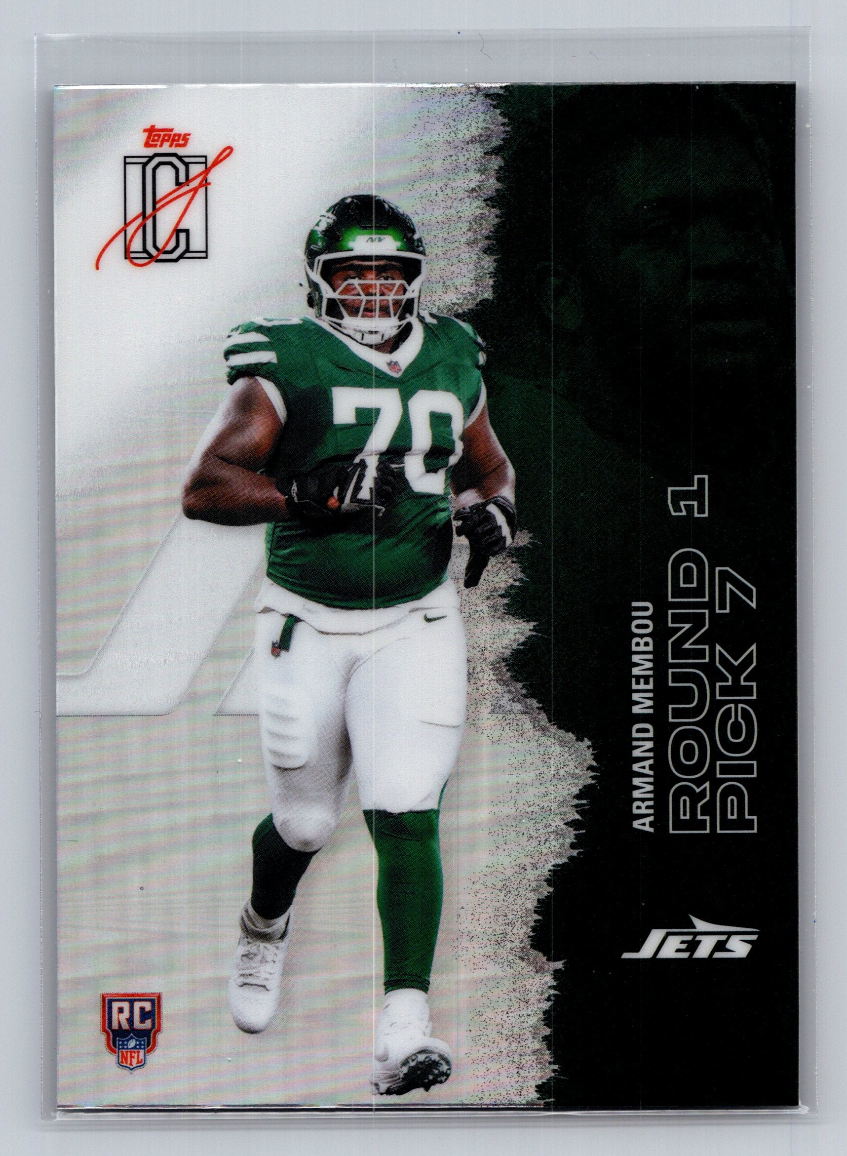 2025 Topps Signature Class #163 Armand Membou Chrome