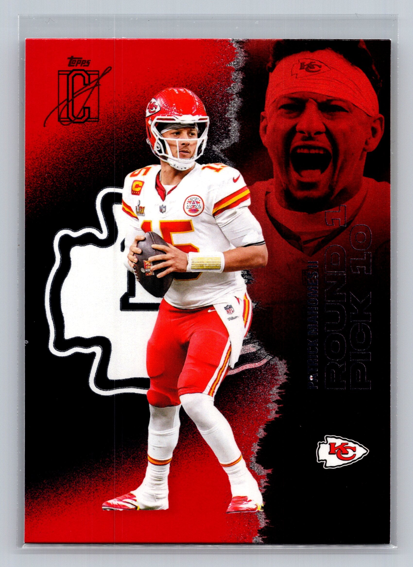 2025 Topps Signature Class #29 Patrick Mahomes II Red & Black