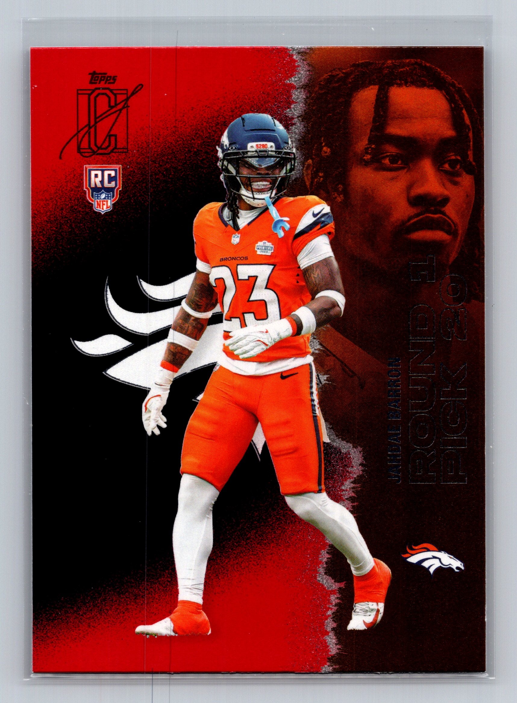 2025 Topps Signature Class #138 Jahdae Barron Red & Black