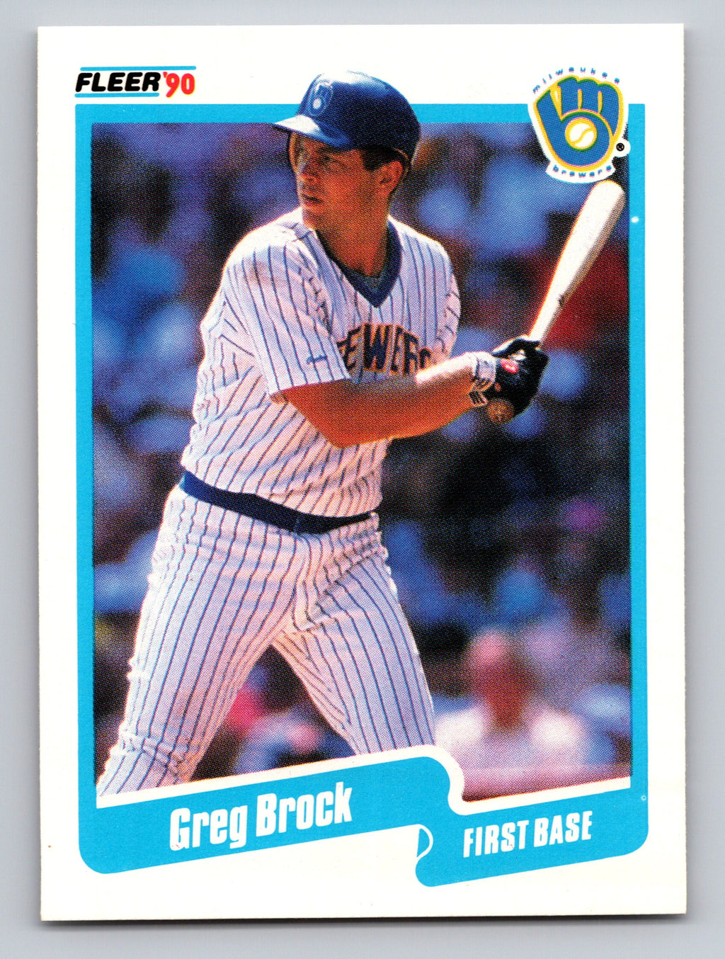 1990 Fleer #318 Greg Brock
