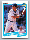 1990 Fleer #318 Greg Brock