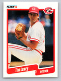 1990 Fleer #424 Tim Leary