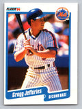 1990 Fleer #207 Gregg Jefferies