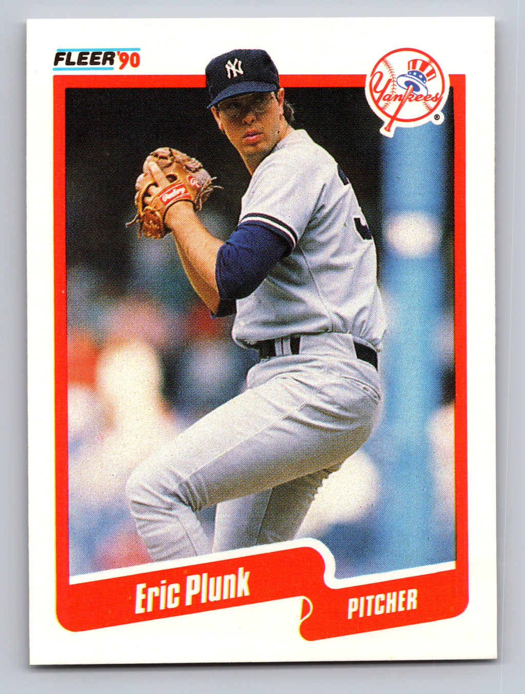 1990 Fleer #452 Eric Plunk