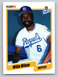 1990 Fleer #123 Willie Wilson