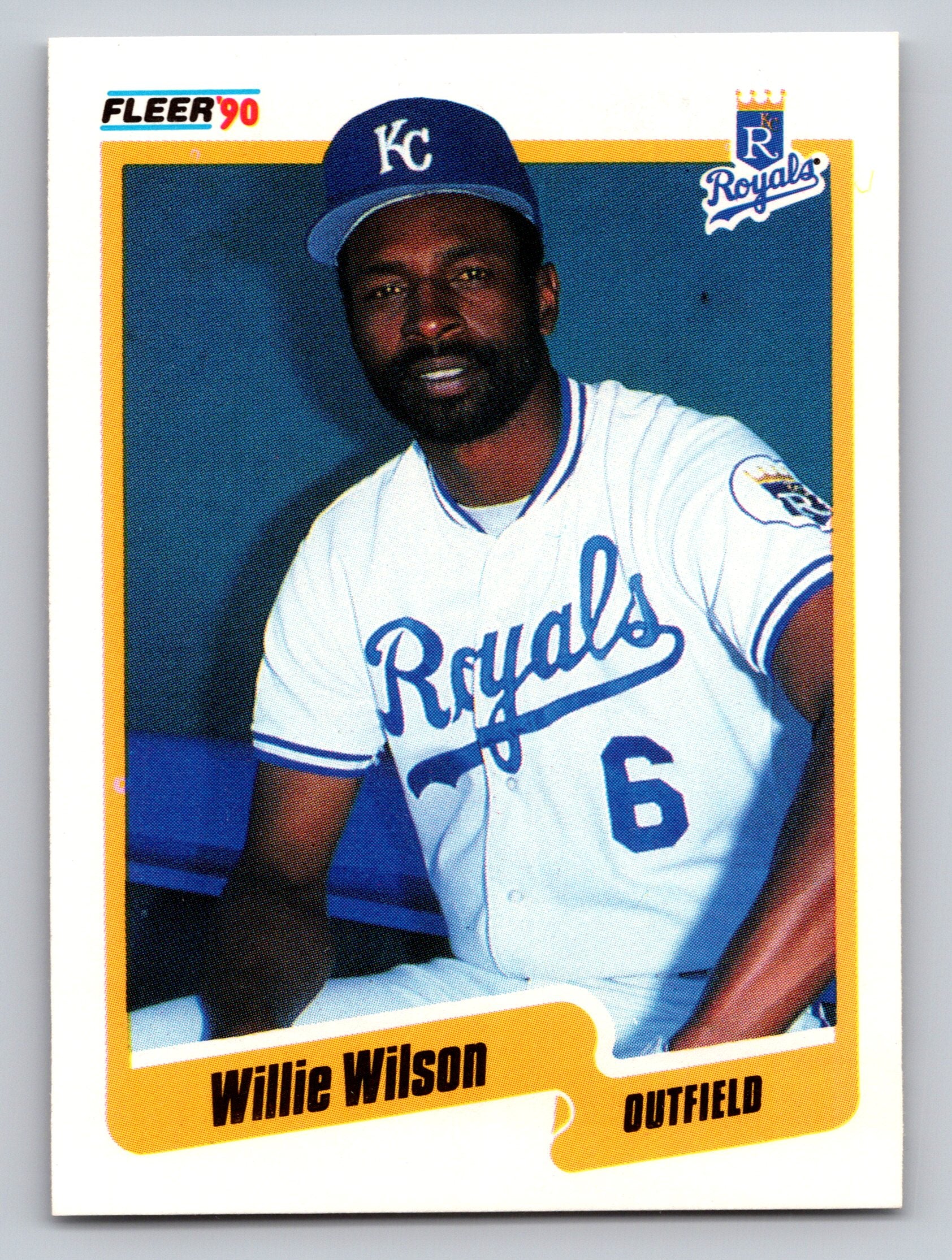 1990 Fleer #123 Willie Wilson
